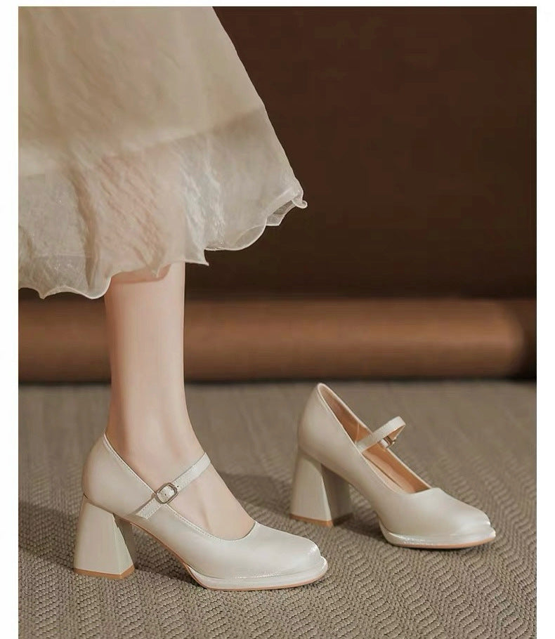 Plateau Mary Jane High Heels