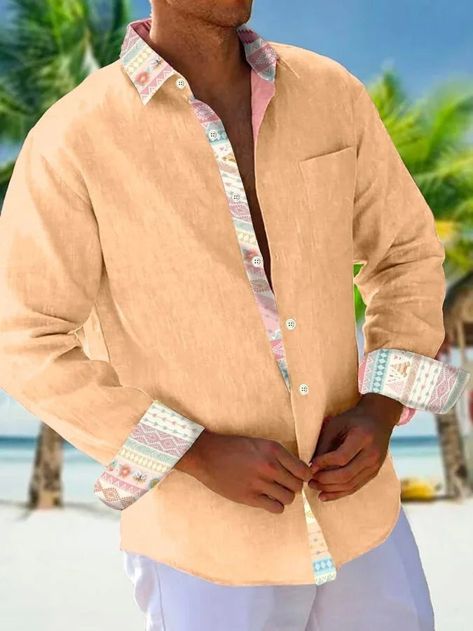 Lässiges Langarm-Shirt für Herren | LuxeStyle