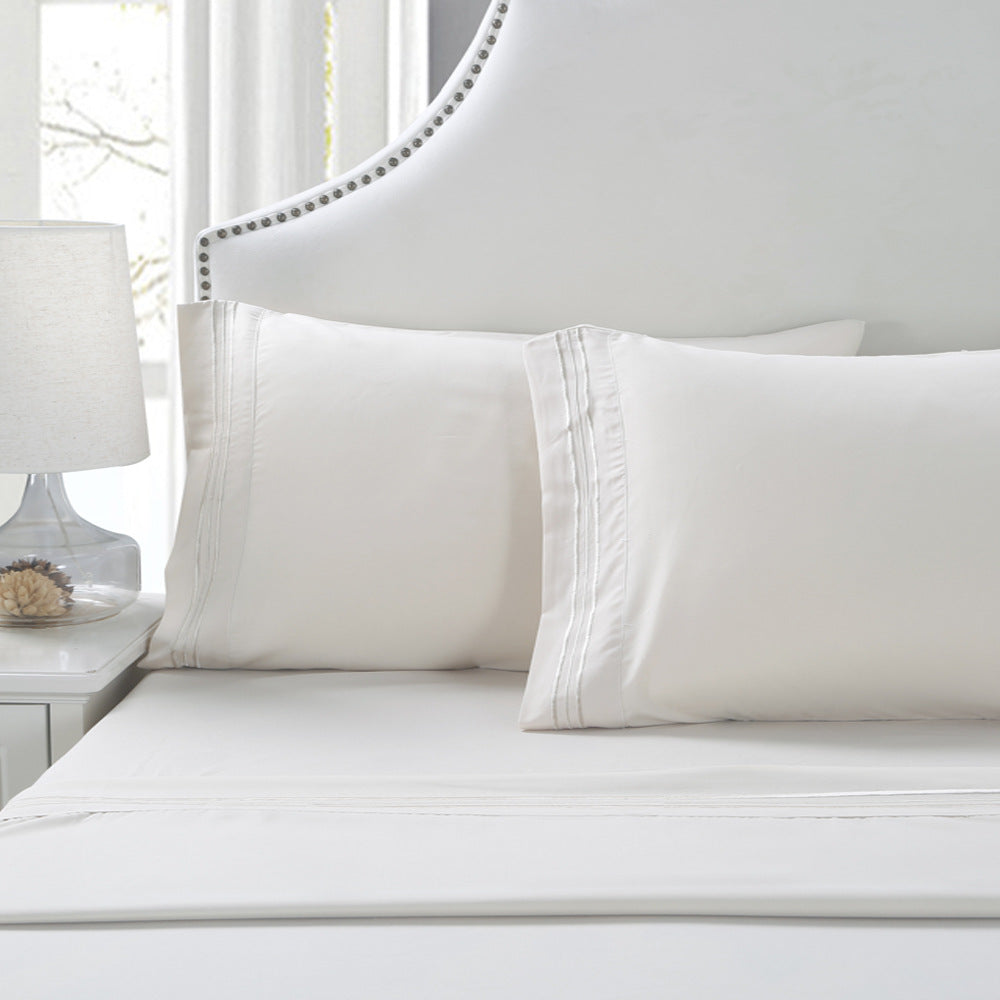 Bestickter Kissenbezug aus Polyester-Baumwolle – Bild 3 | LuxeStyle