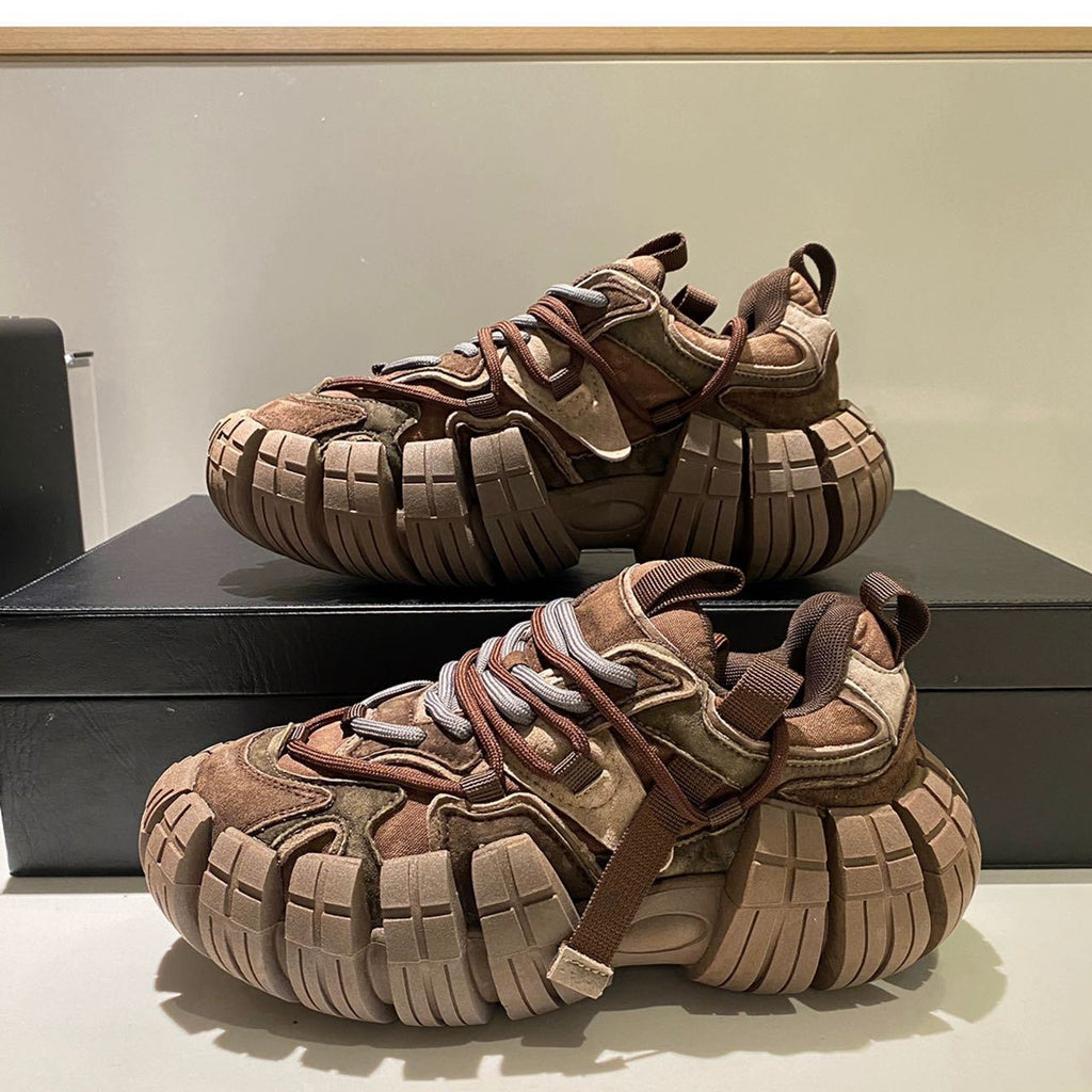 European Station Kunstharz-Sohle Dad Schuhe | LuxeStyle