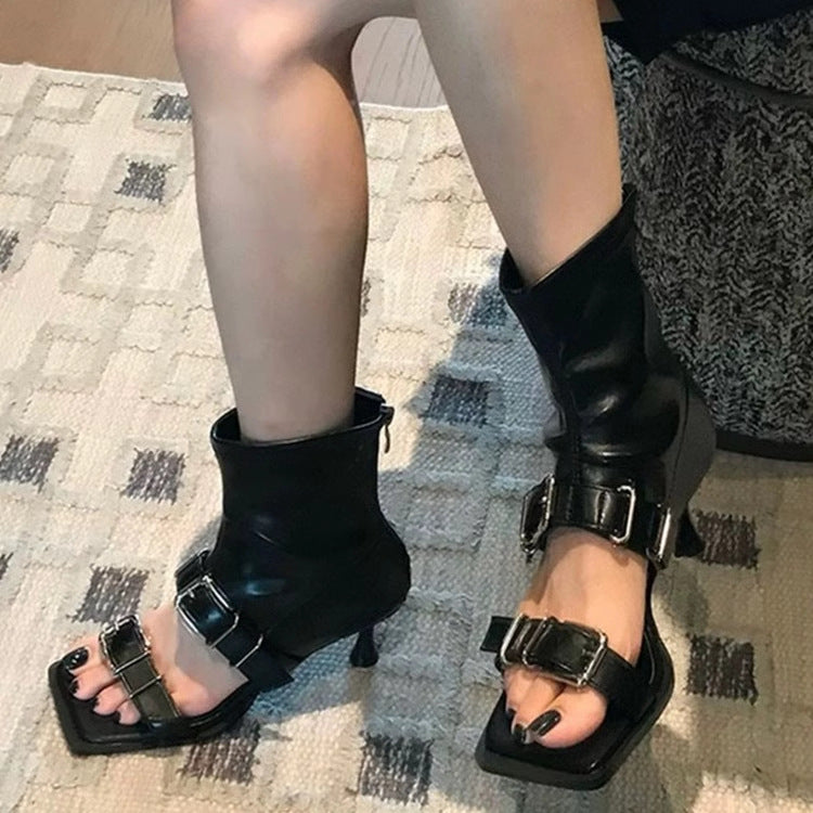 Elegante Riemchen-Sandalen aus Vollleder