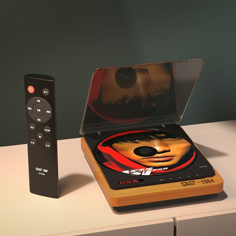 Retro-CD-Player mit Vinyl-Look