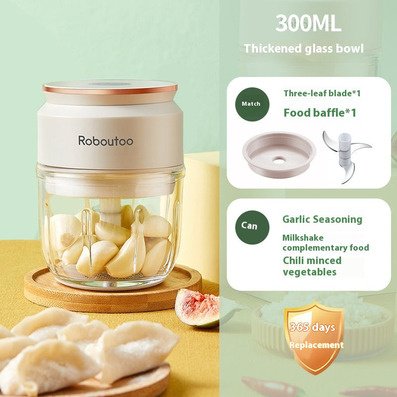 Knoblauch-Zerkleinerer mit Glasbehälter – Bild 7 | LuxeStyle