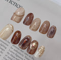 Caramel Halo Dye Press-on Nägel | LuxeStyle