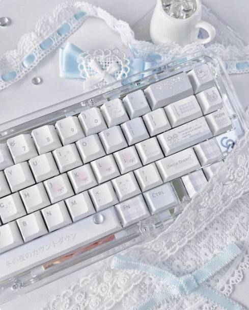 Wasserfarbene Tastaturknöpfe