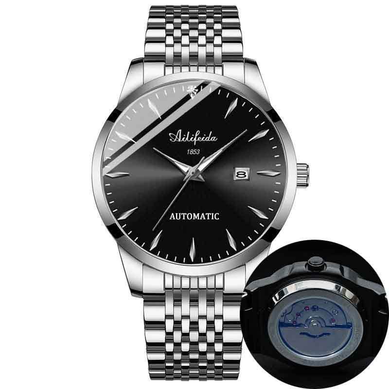 Quarz-Uhr mit transparentem Gehäuseboden – Bild 12 | LuxeStyle