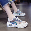 Atmungsaktiver Mesh-Sneaker mit Strass – Bild 6 | LuxeStyle