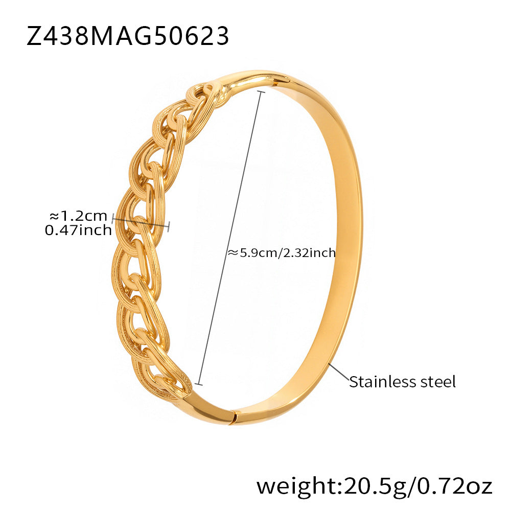 Zirkonarmband aus Edelstahl – Bild 4 | LuxeStyle