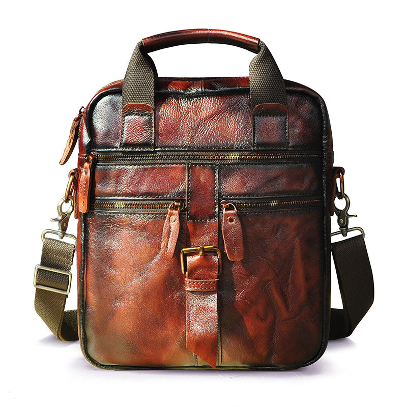 Leder Retro Tablet Umhängetasche | LuxeStyle