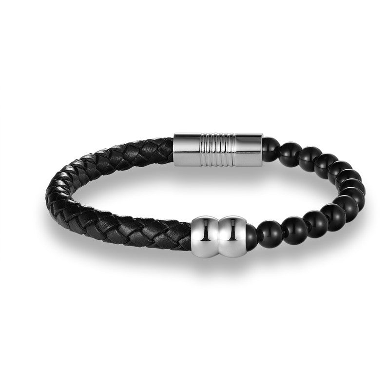 Naturstein-Armband mit Lederband – Bild 15 | LuxeStyle