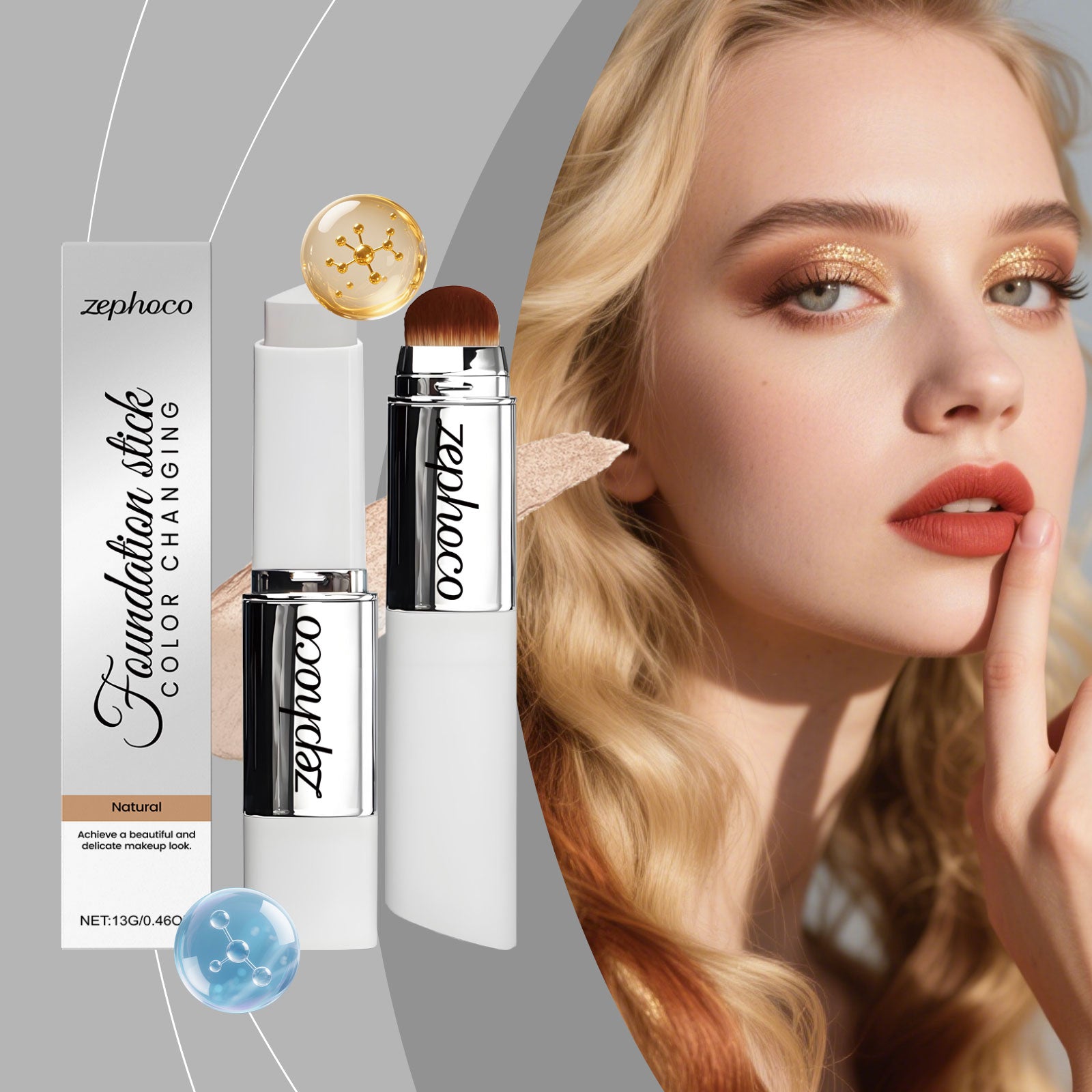 Farbwechselnder Concealer & Foundation Stick