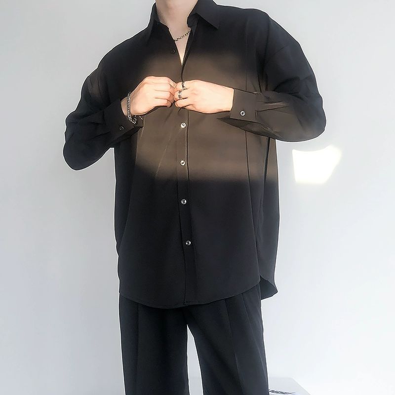 Vintage Ice‑Silk Cardigan für Herren – Bild 5 | LuxeStyle