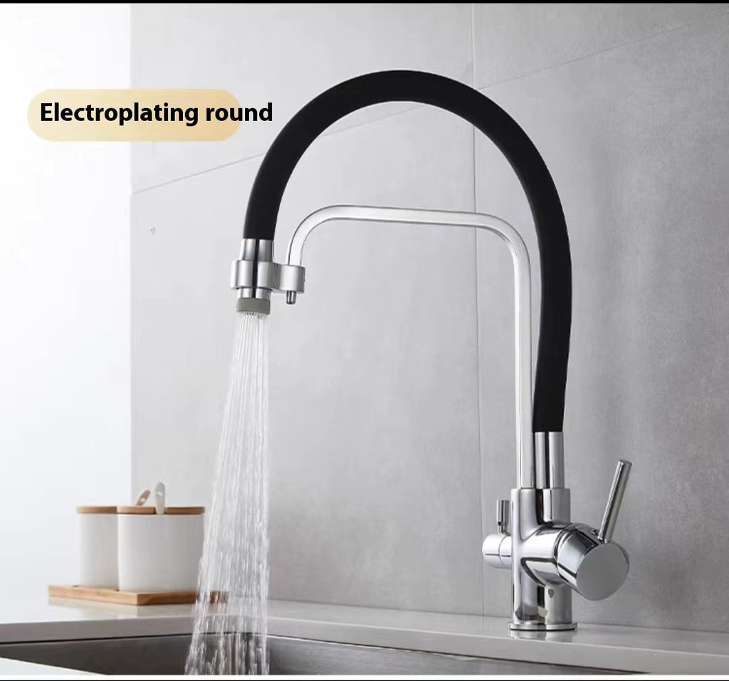 Kupfer Wasserhahn mit ausziehbarem Schlauch – Bild 11 | LuxeStyle