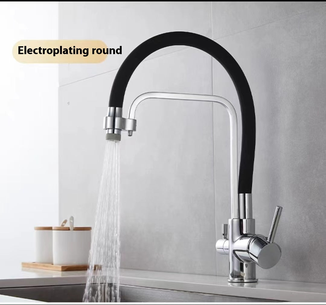 Kupfer Wasserhahn mit ausziehbarem Schlauch – Bild 11 | LuxeStyle
