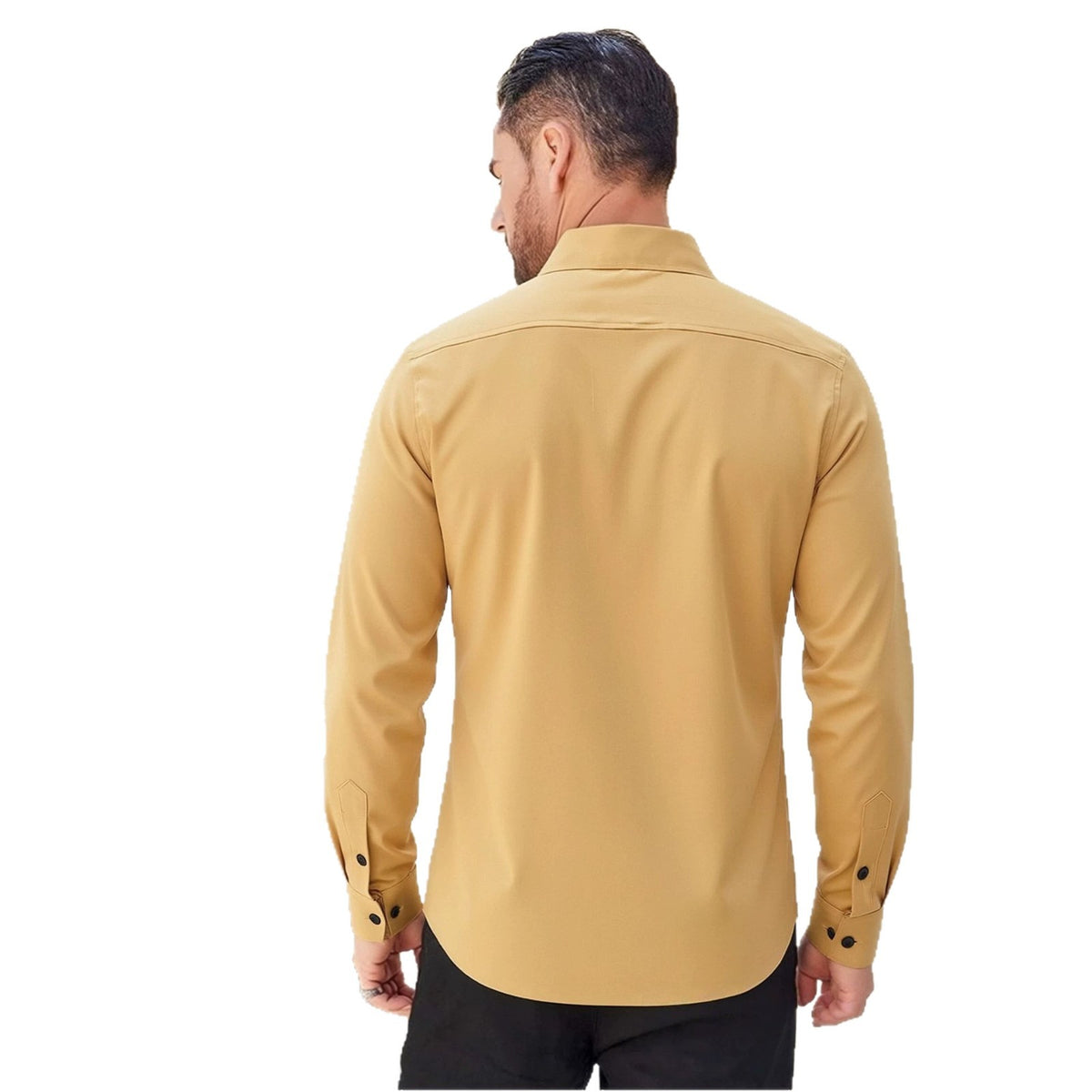 Dünnes Langarmshirt für Herren | LuxeStyle