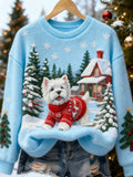 Weihnachts-Sweatshirt mit Digitalprint