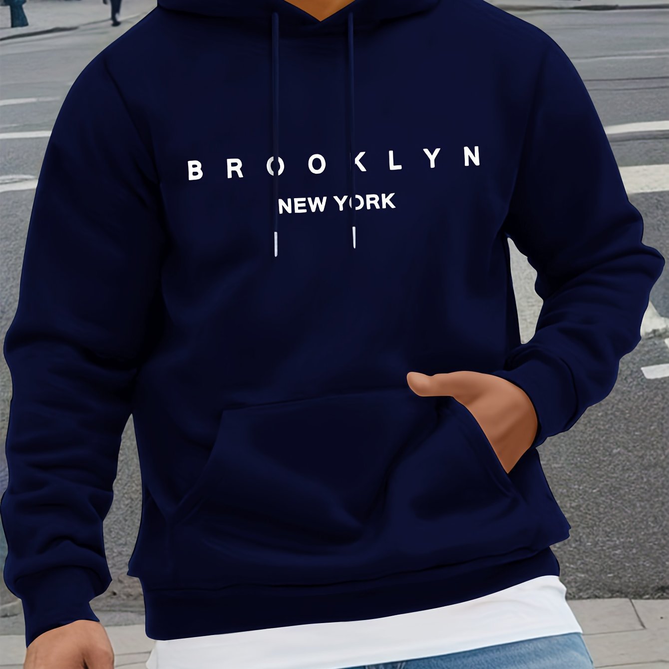 Pullover mit Buchstaben-Druck