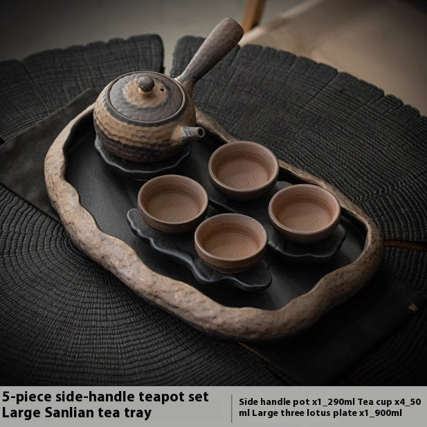 Tee-Set mit Tasse und Teetablett
