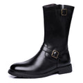 Herren Motorradstiefel mit Seitenreissverschluss – Bild 1 | LuxeStyle