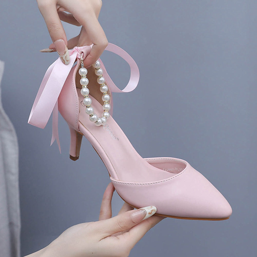 Römer Sandalen mit Strass & 7.5cm Absatz – Bild 5 | LuxeStyle