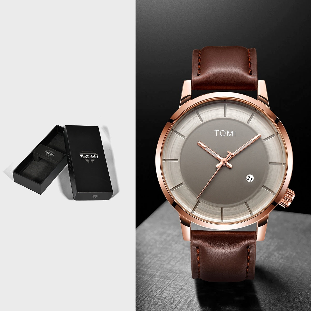 Minimalistische Armbanduhr im Koreanischen Stil