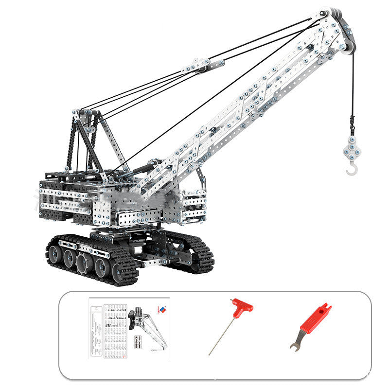 Kran Raupenfahrzeug 3D-Metallbausatz RC – Bild 3 | LuxeStyle