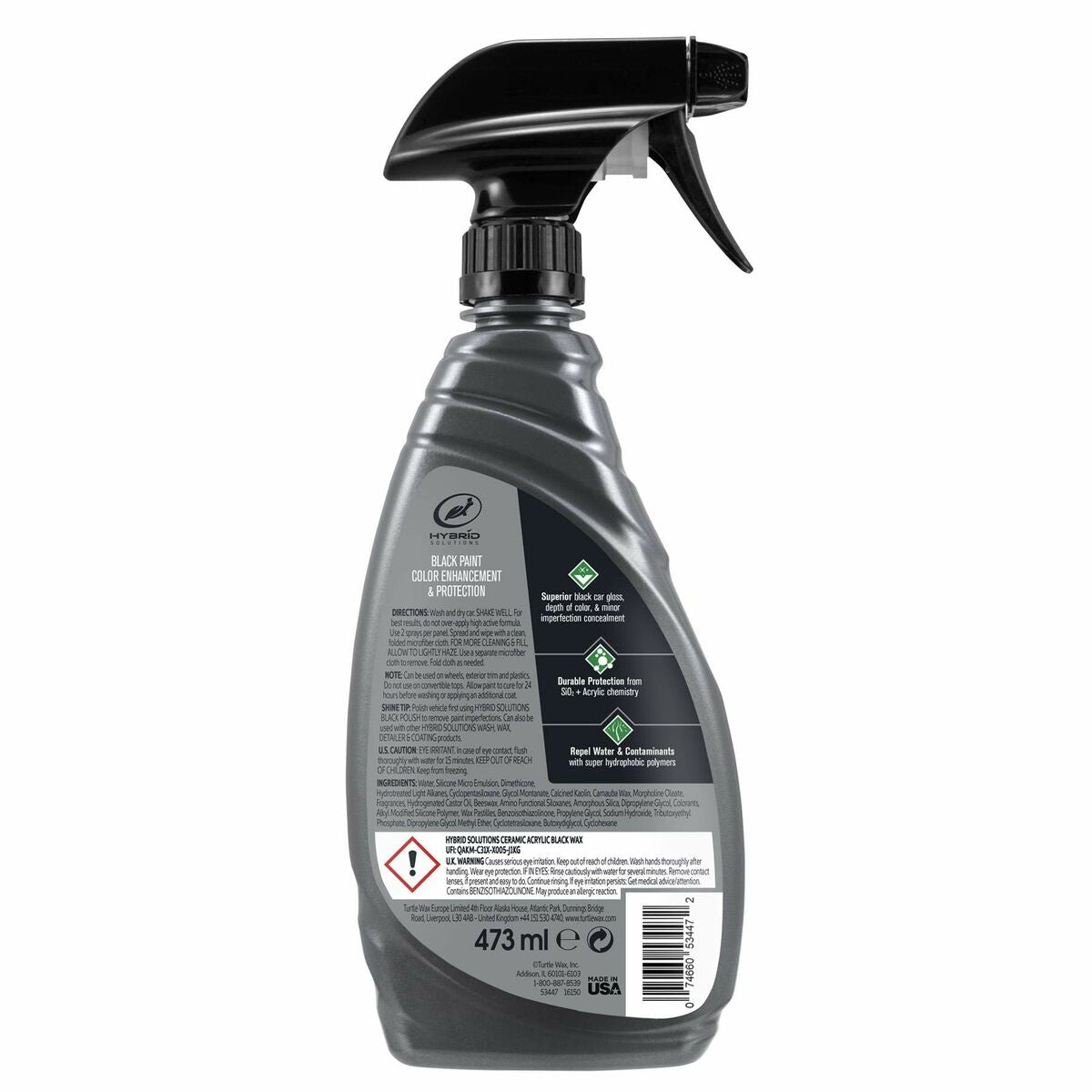 Autowachs Turtle Wax ml Schwarze Farbe