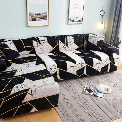 Elastischer Sofaüberzug Kaleidoskop-Muster – Bild 16 | LuxeStyle