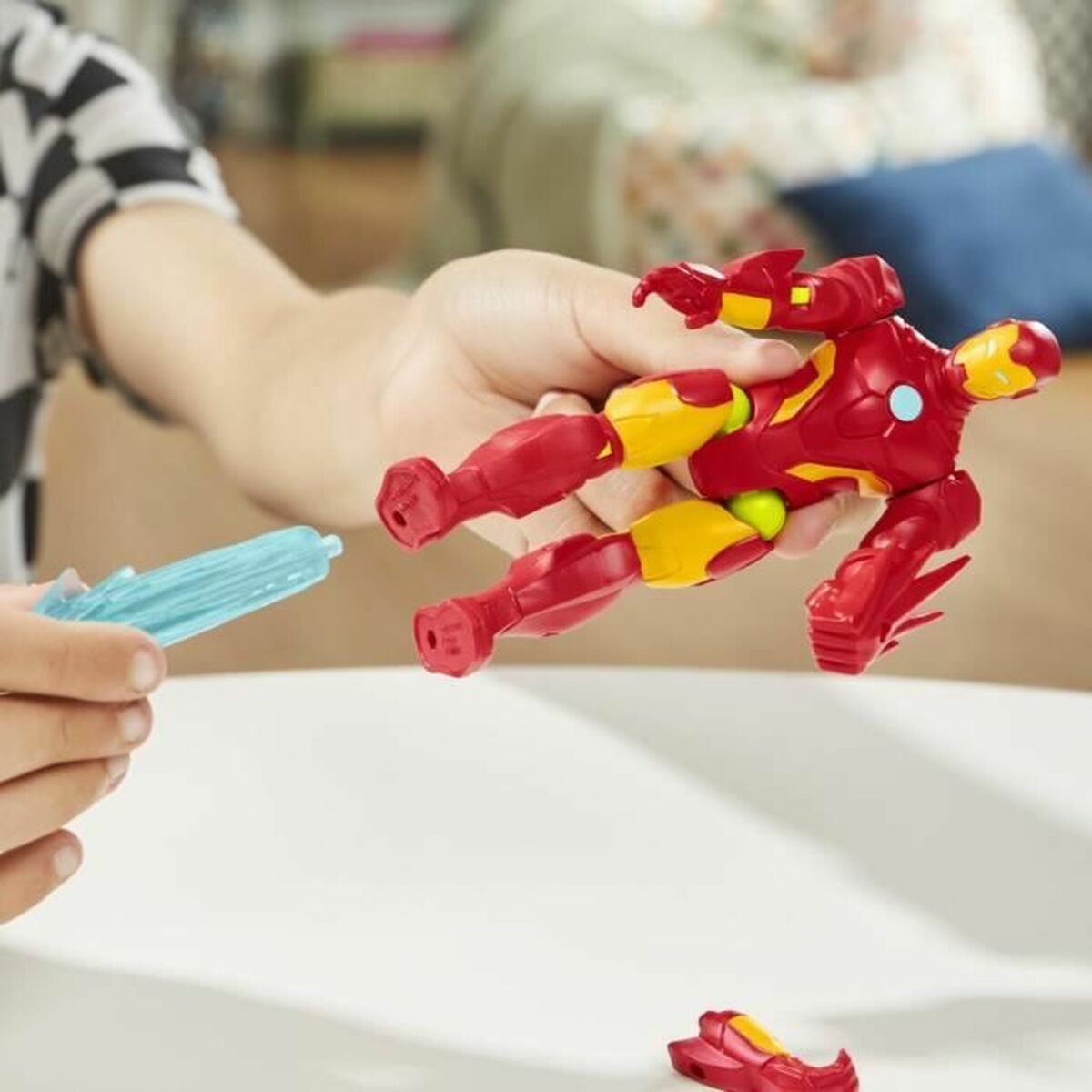 Figur mit Gelenken Hasbro MixMashers Iron Man