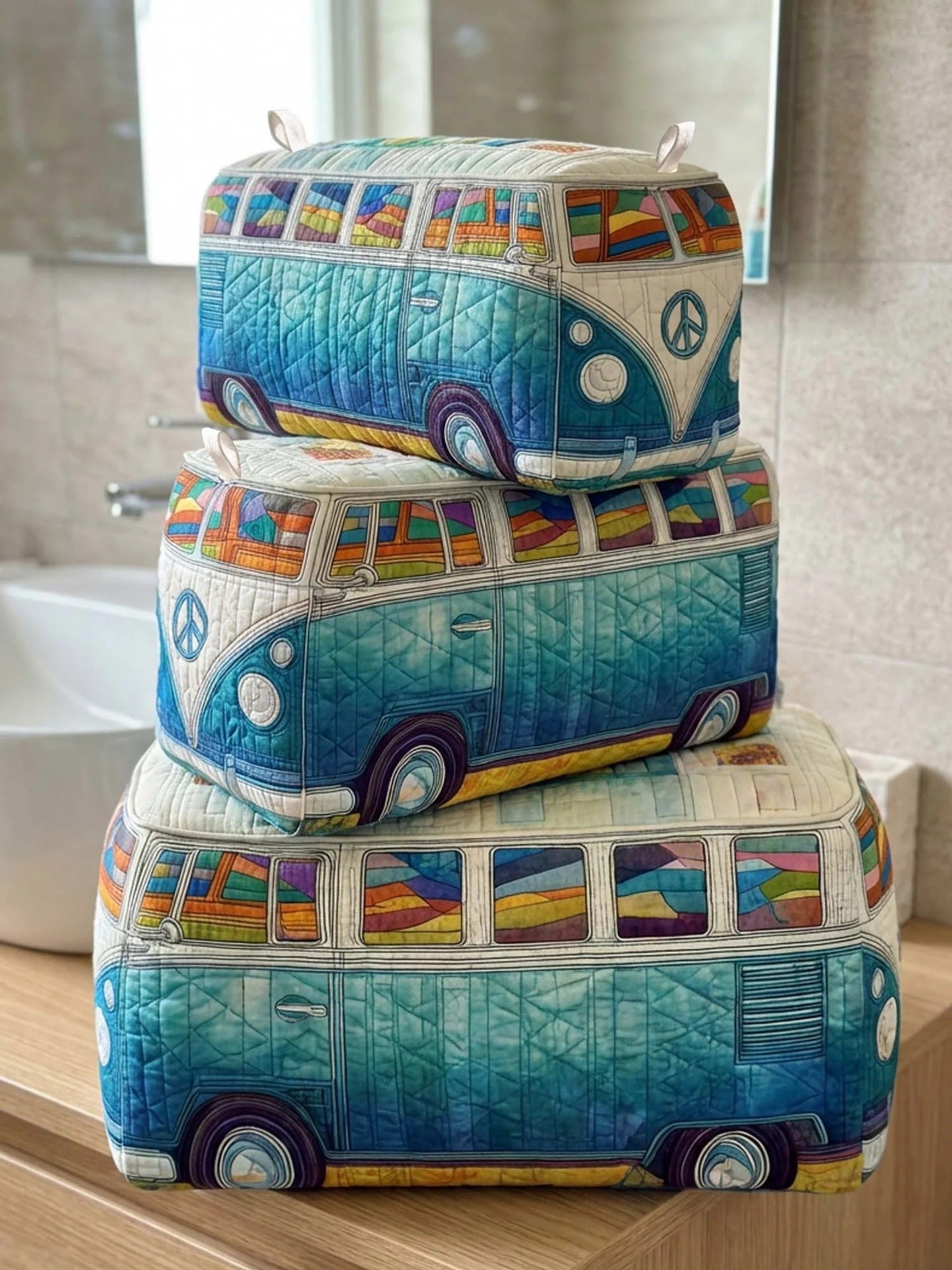 Aufbewahrungsset mit Druckmotiv