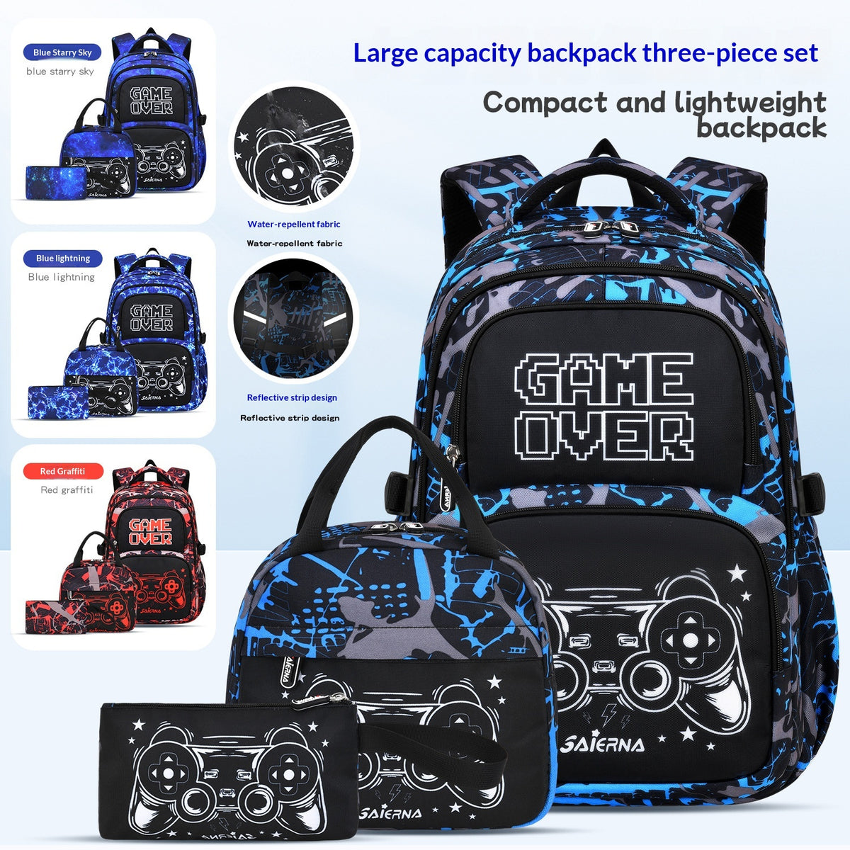 Kinderrucksack Set für 3.–4. Klasse – Bild 5 | LuxeStyle
