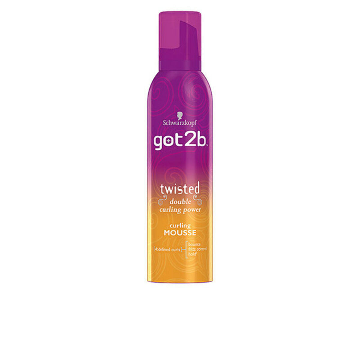 Styling Schaum Got2b Twisted Schwarzkopf (250 ml)