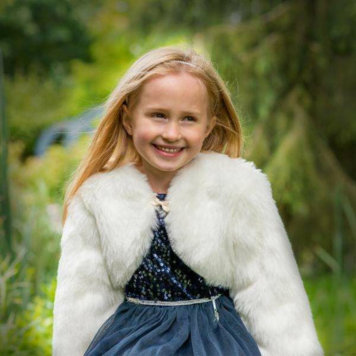 Kinder-Kleid «Disney» Blau (3-4 J.)
