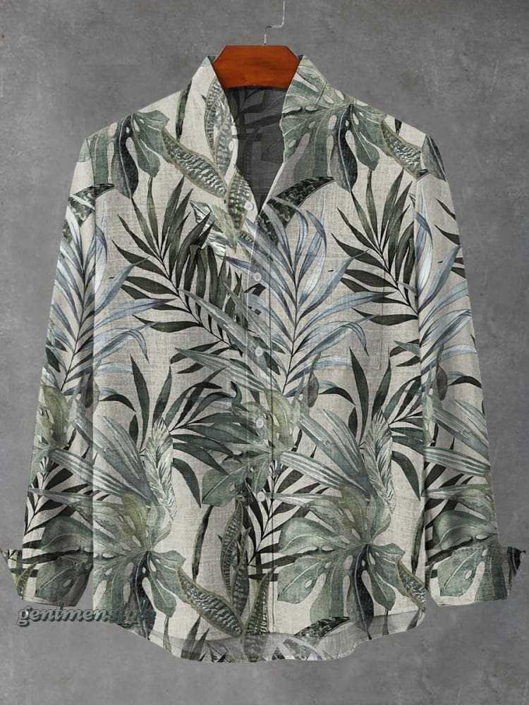 Herren Langarmhemd mit Stehkragen und Streifen – Bild 9 | LuxeStyle
