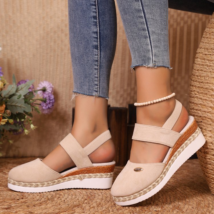 Keilsandalen mit Hanfseil und Gummiband – Bild 12 | LuxeStyle