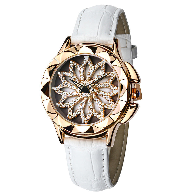 Damen-Armbanduhr mit Strass – Bild 3 | LuxeStyle