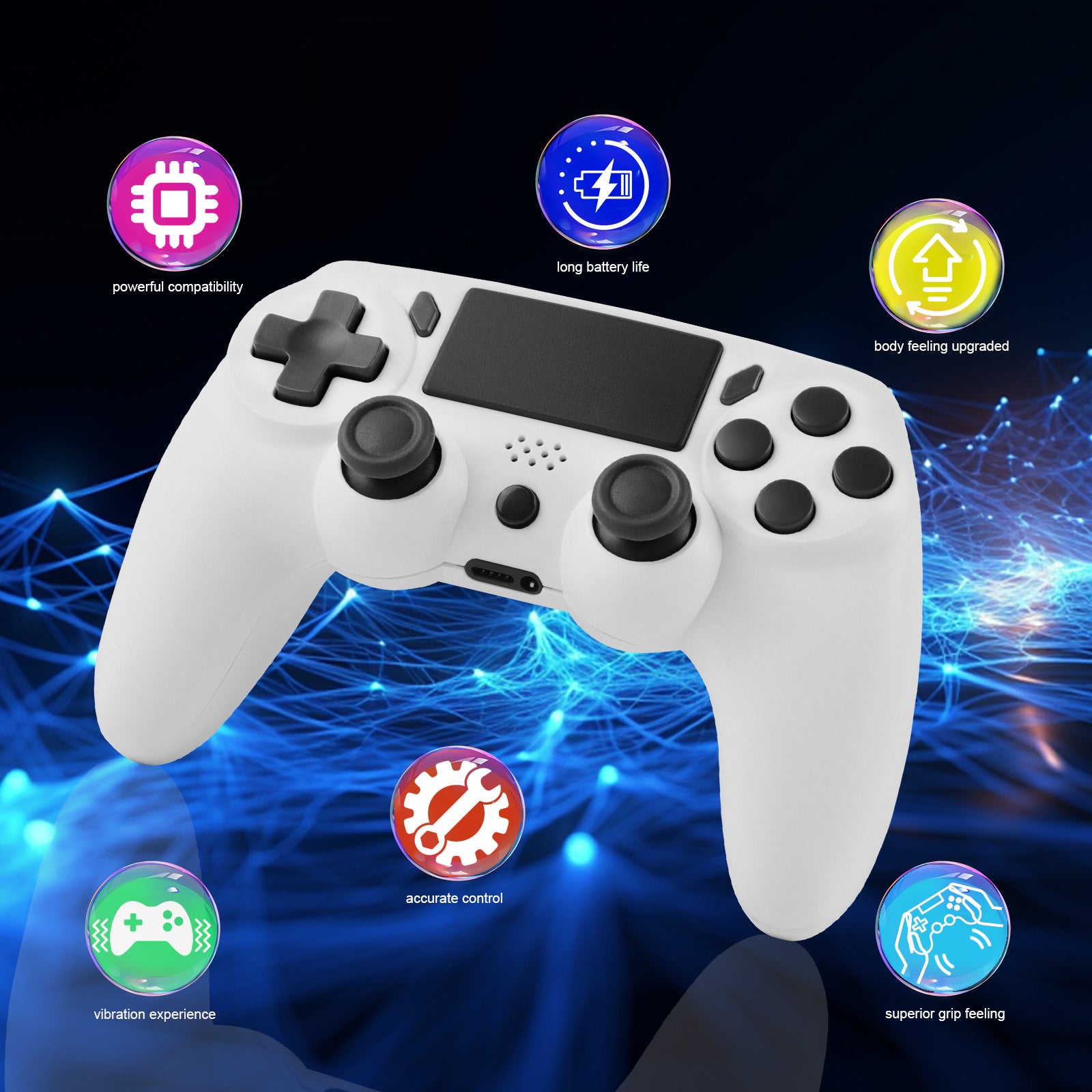 Vibrations-Gamepad mit 6-Achsen-Bewegungssensor