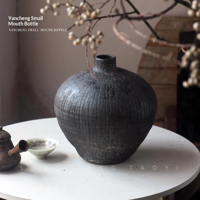 Vintage Keramikvase im Neoklassik-Stil