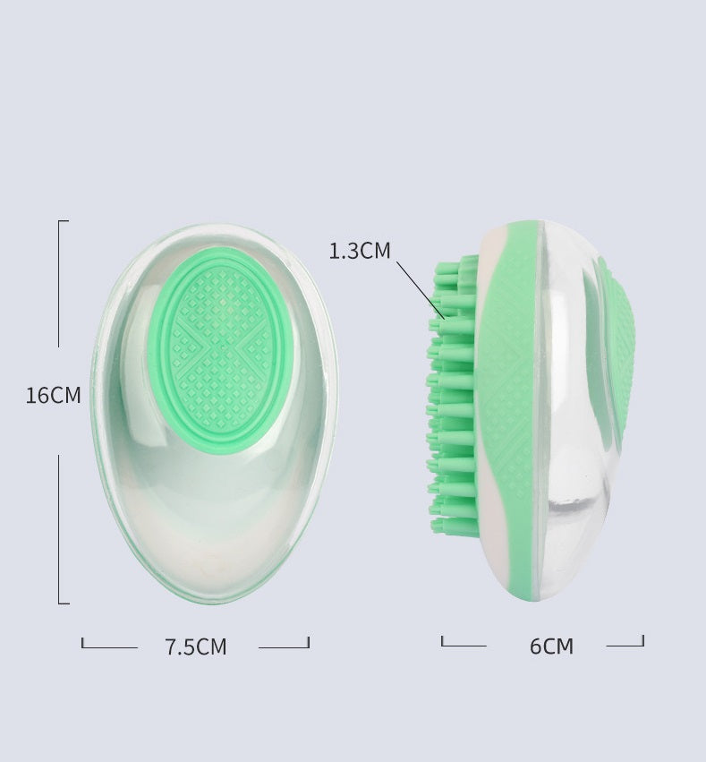 2-in-1 Badebürste für Haustier