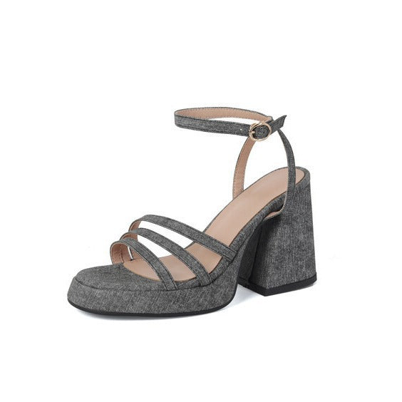 Jeans-Riemen-Sandalen – Bild 4 | LuxeStyle