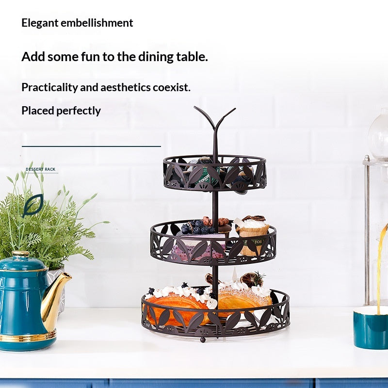 Elegante Obstschale aus Eisen