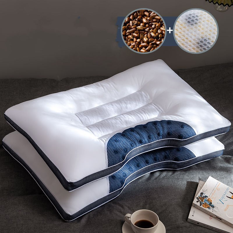 Nackenkissen mit Baumwolle und Naturfüllung – Bild 2 | LuxeStyle
