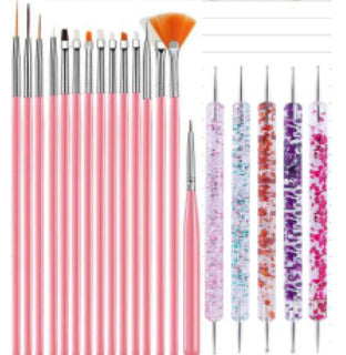 Nail Art Pinsel & Dotting Pen Set