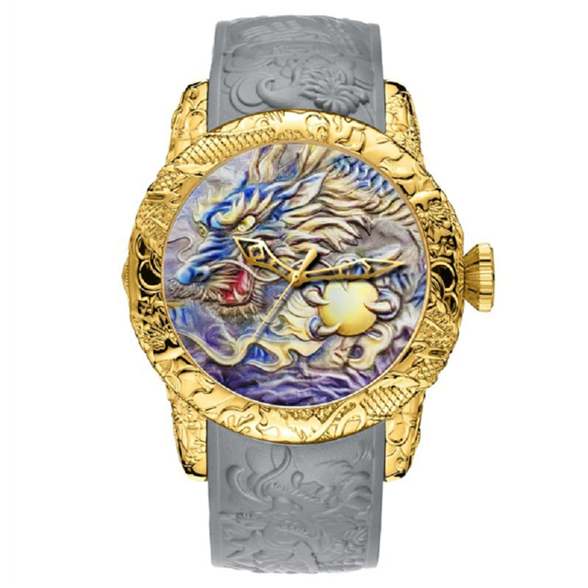 Drachen-Armbanduhr mit Weltzeitfunktion – Bild 5 | LuxeStyle
