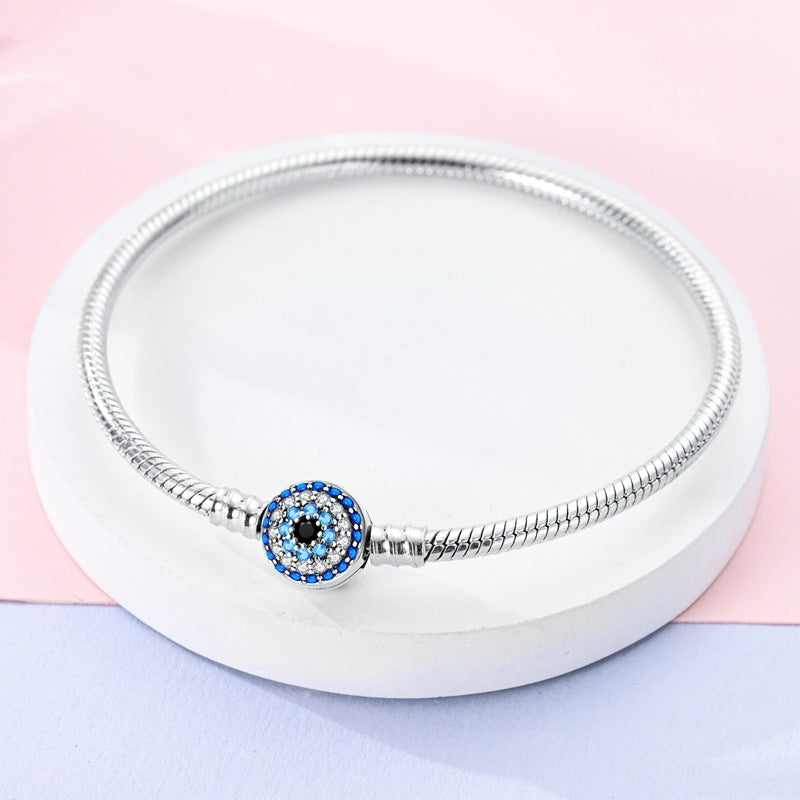 Kupferbeschichtetes Silberarmband mit Kreuz | LuxeStyle