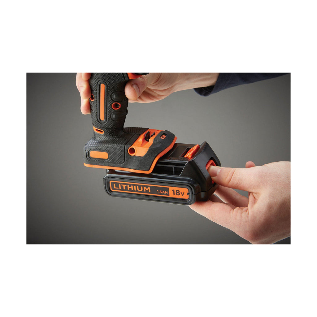 Elektrischer Schraubendreher Black & Decker BDCHD18KB 40 Nm