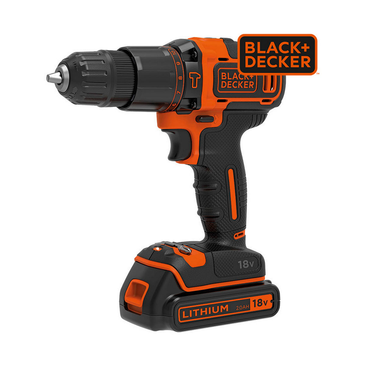 Elektrischer Schraubendreher Black & Decker BDCHD18KB 40 Nm
