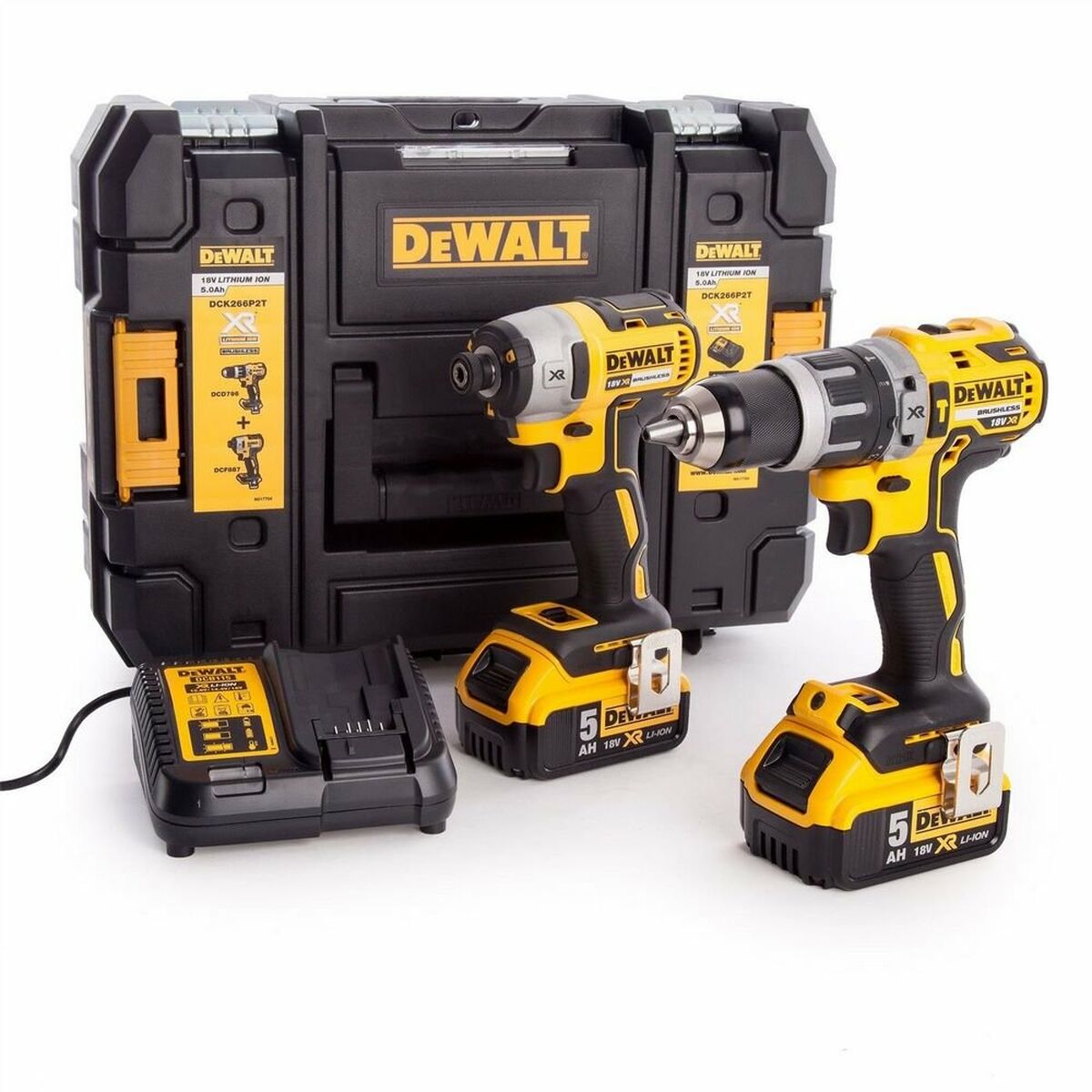 Elektrischer Schraubendreher Dewalt DCK266P2T 400 W