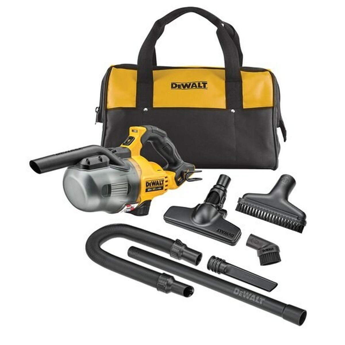 Staubsauger Dewalt DCV501LN-XJ Gelb Schwarz