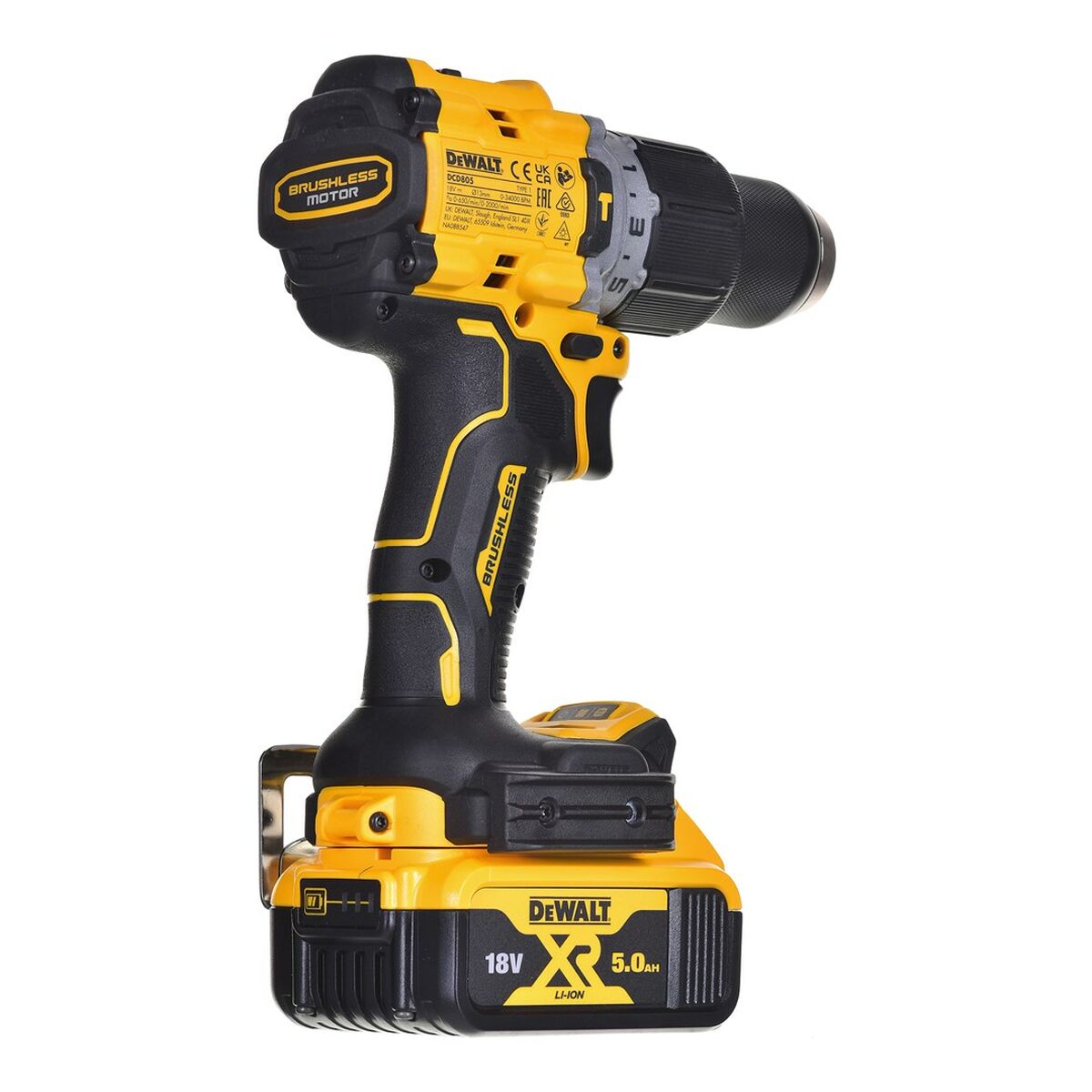 Elektrischer Schraubendreher Dewalt DCD805P2T 90 nm